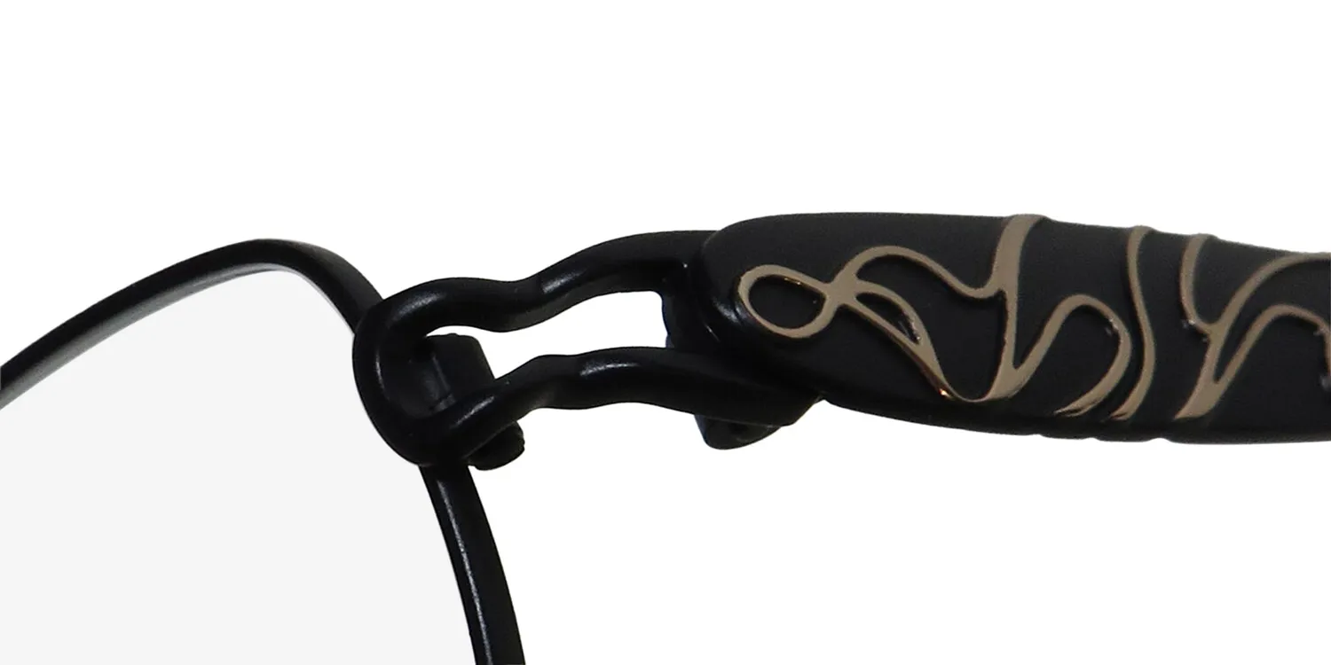 Dana Buchman Yasmin bk Eyeglasses Black 50mm 6