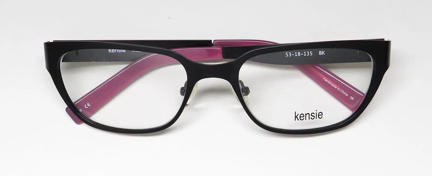 Kensie Madness bk Eyeglasses Black 53mm 2