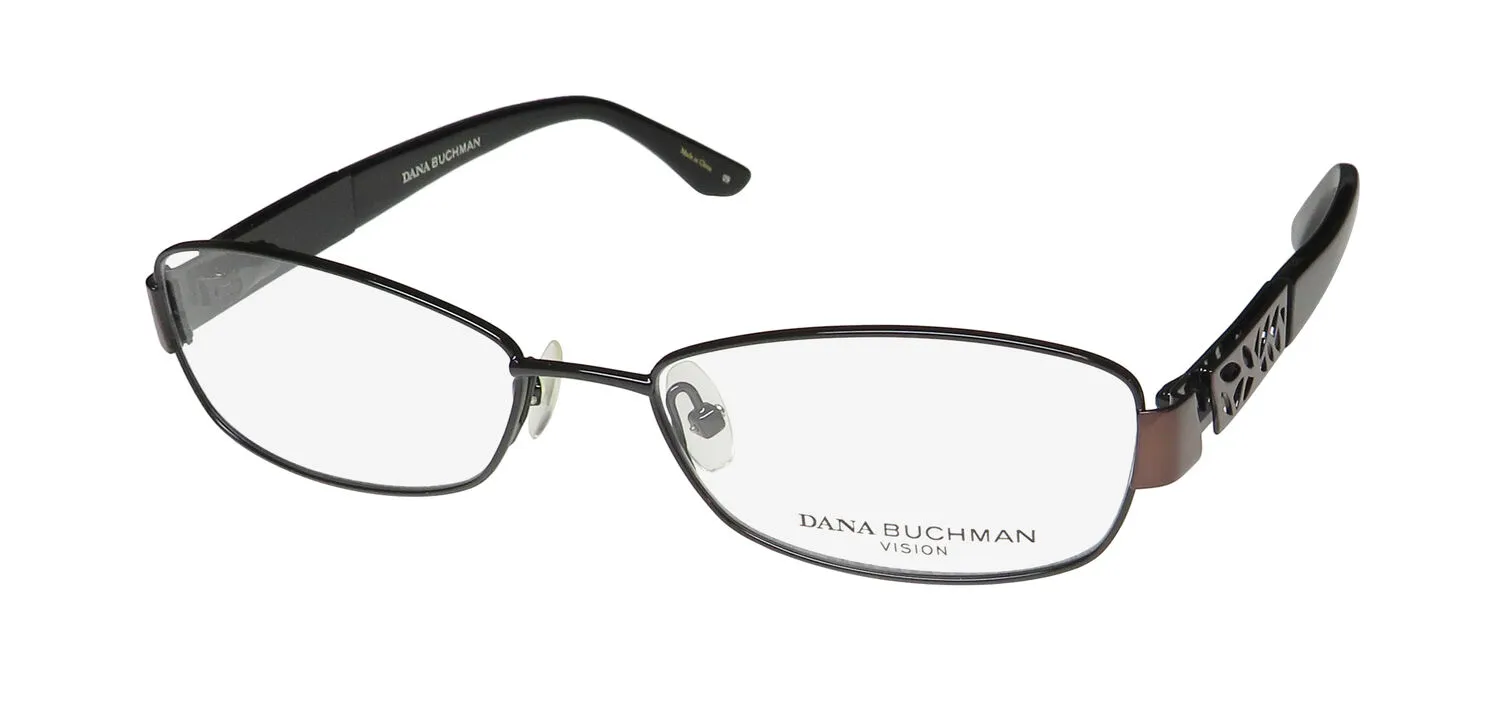 Dana Buchman Rosetta bk Eyeglasses Black 52mm