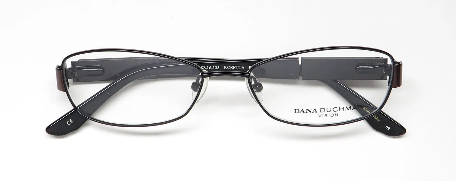 Dana Buchman Rosetta bk Eyeglasses Black 52mm 2