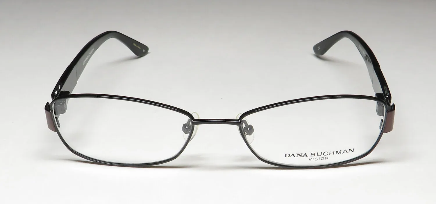 Dana Buchman Rosetta bk Eyeglasses Black 52mm 3