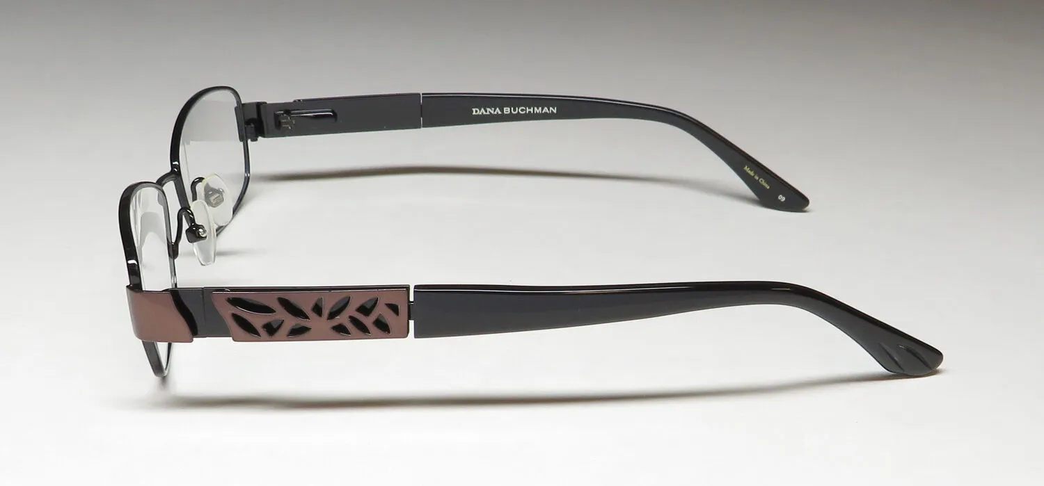 Dana Buchman Rosetta bk Eyeglasses Black 52mm 4