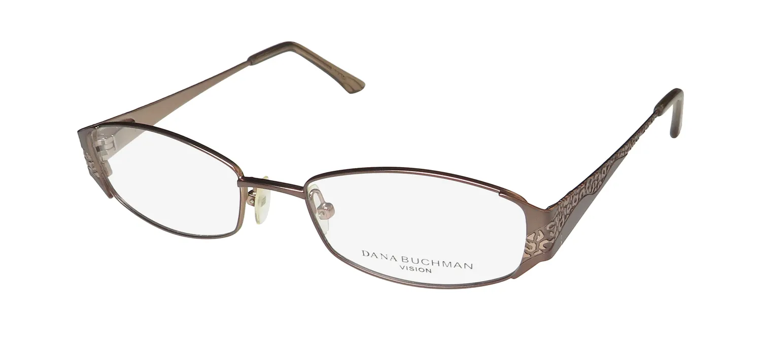 Dana Buchman Leila br Eyeglasses Brown 52mm