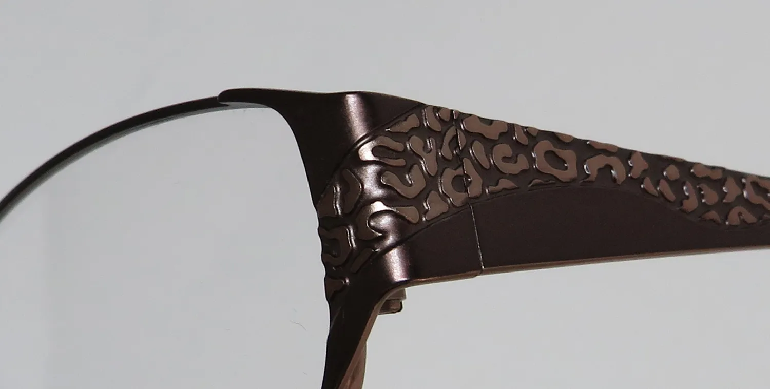 Dana Buchman Leila br Eyeglasses Brown 52mm 6