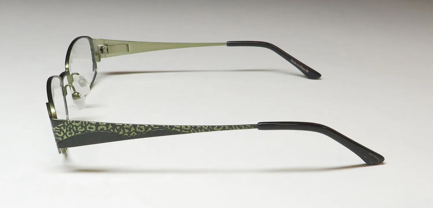 Dana Buchman Leila fo Eyeglasses Forest 50mm 4