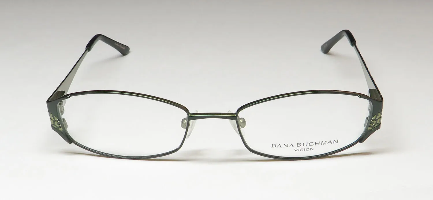 Dana Buchman Leila fo Eyeglasses Forest 52mm 3