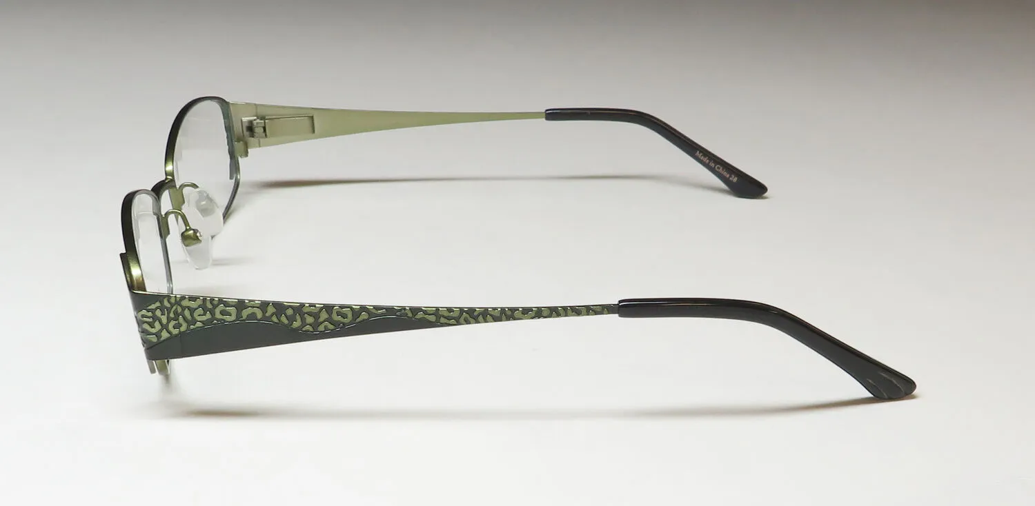 Dana Buchman Leila fo Eyeglasses Forest 52mm 4