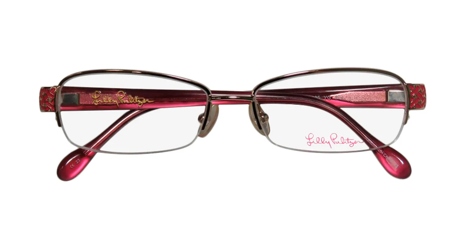 Lilly Pulitzer Eve yg Eyeglasses Gold 51mm 2
