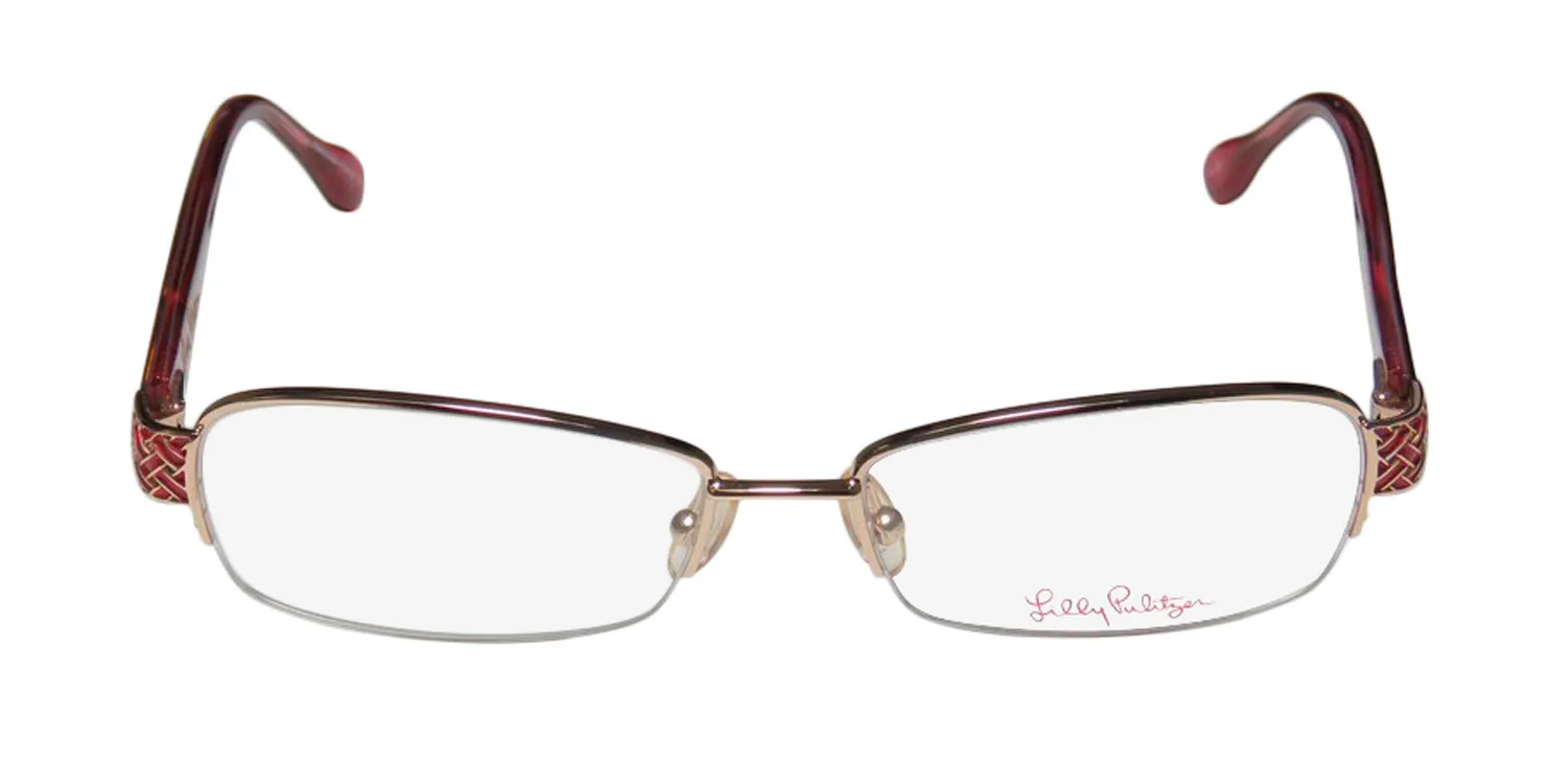 Lilly Pulitzer Eve yg Eyeglasses Gold 51mm 3