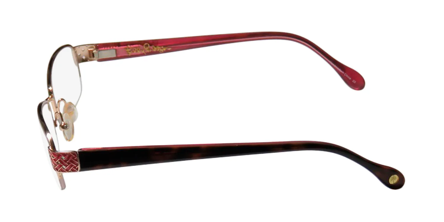 Lilly Pulitzer Eve yg Eyeglasses Gold 51mm 4