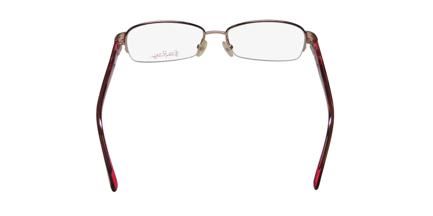 Lilly Pulitzer Eve yg Eyeglasses Gold 51mm 5