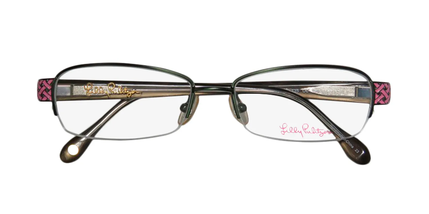 Lilly Pulitzer Eve ol Eyeglasses Olive 51mm 2