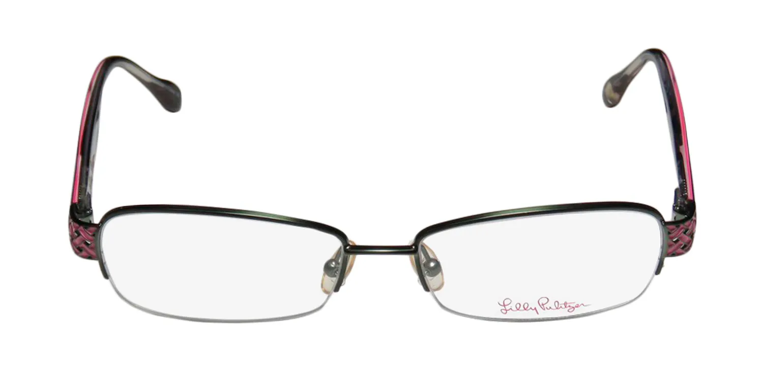Lilly Pulitzer Eve ol Eyeglasses Olive 51mm 3