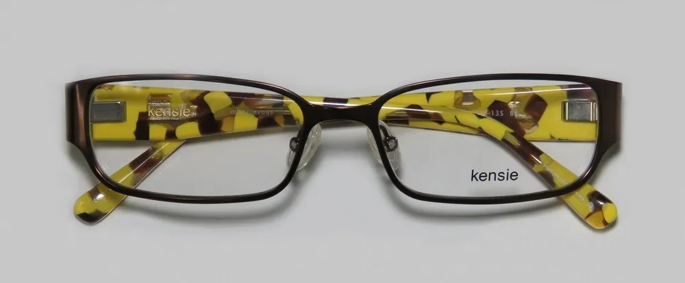Kensie Mischievous br Eyeglasses Brown 53mm 2