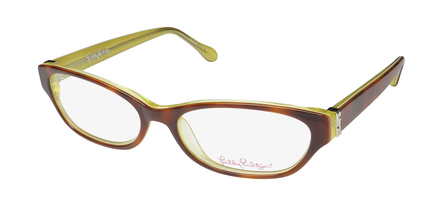 Lilly Pulitzer Naydia ho Eyeglasses Honey 51mm