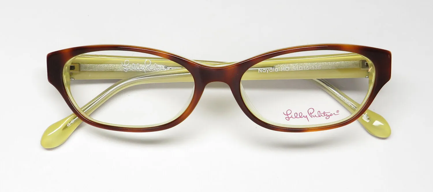 Lilly Pulitzer Naydia ho Eyeglasses Honey 51mm 2