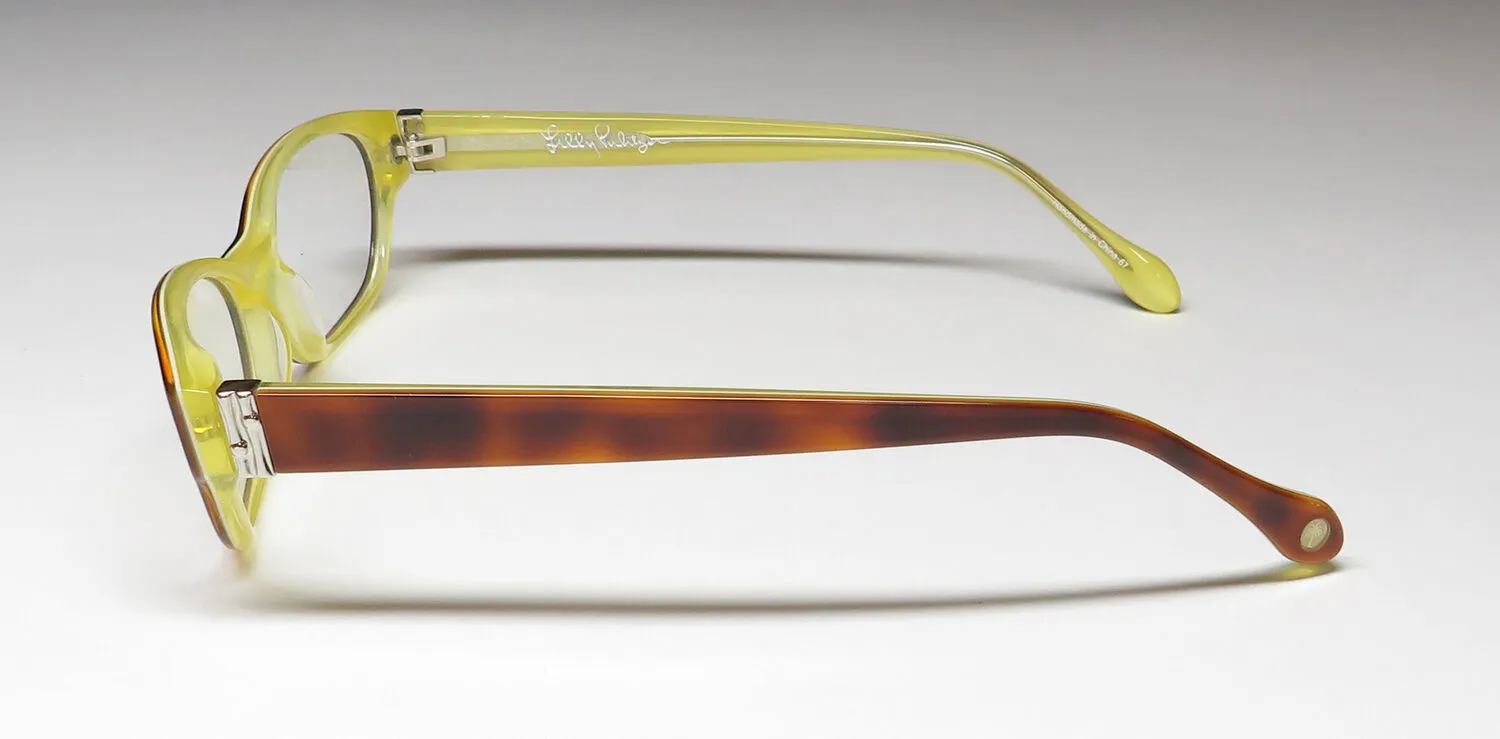 Lilly Pulitzer Naydia ho Eyeglasses Honey 51mm 4
