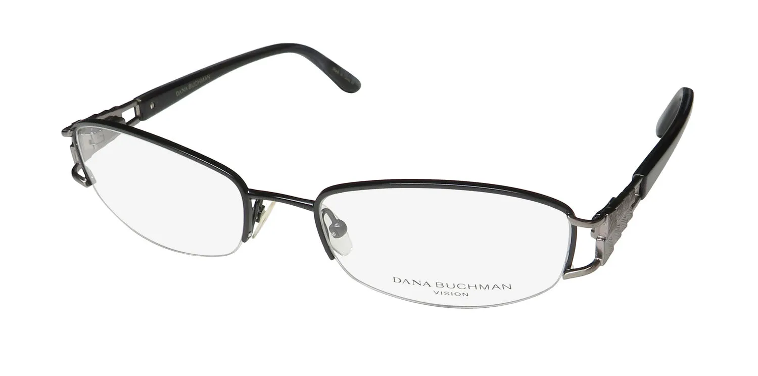 Dana Buchman Madalena bk Eyeglasses Black 52mm