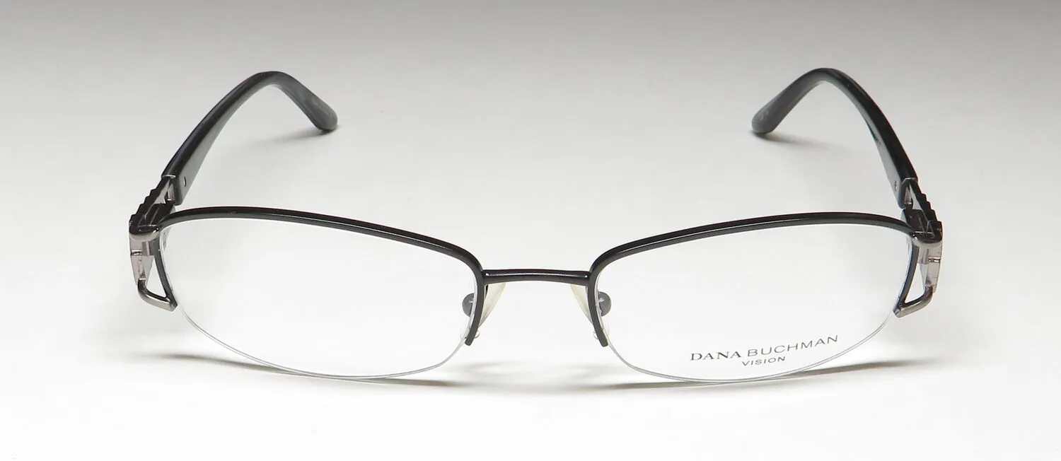 Dana Buchman Madalena bk Eyeglasses Black 52mm 3
