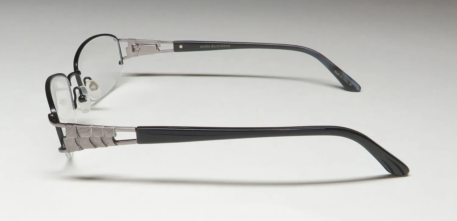 Dana Buchman Madalena bk Eyeglasses Black 52mm 4