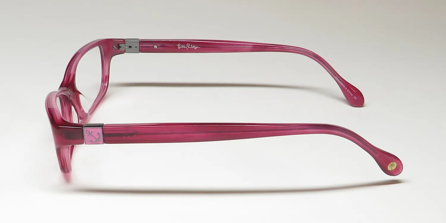 Lilly Pulitzer Sally ry Eyeglasses Ruby 50mm 4