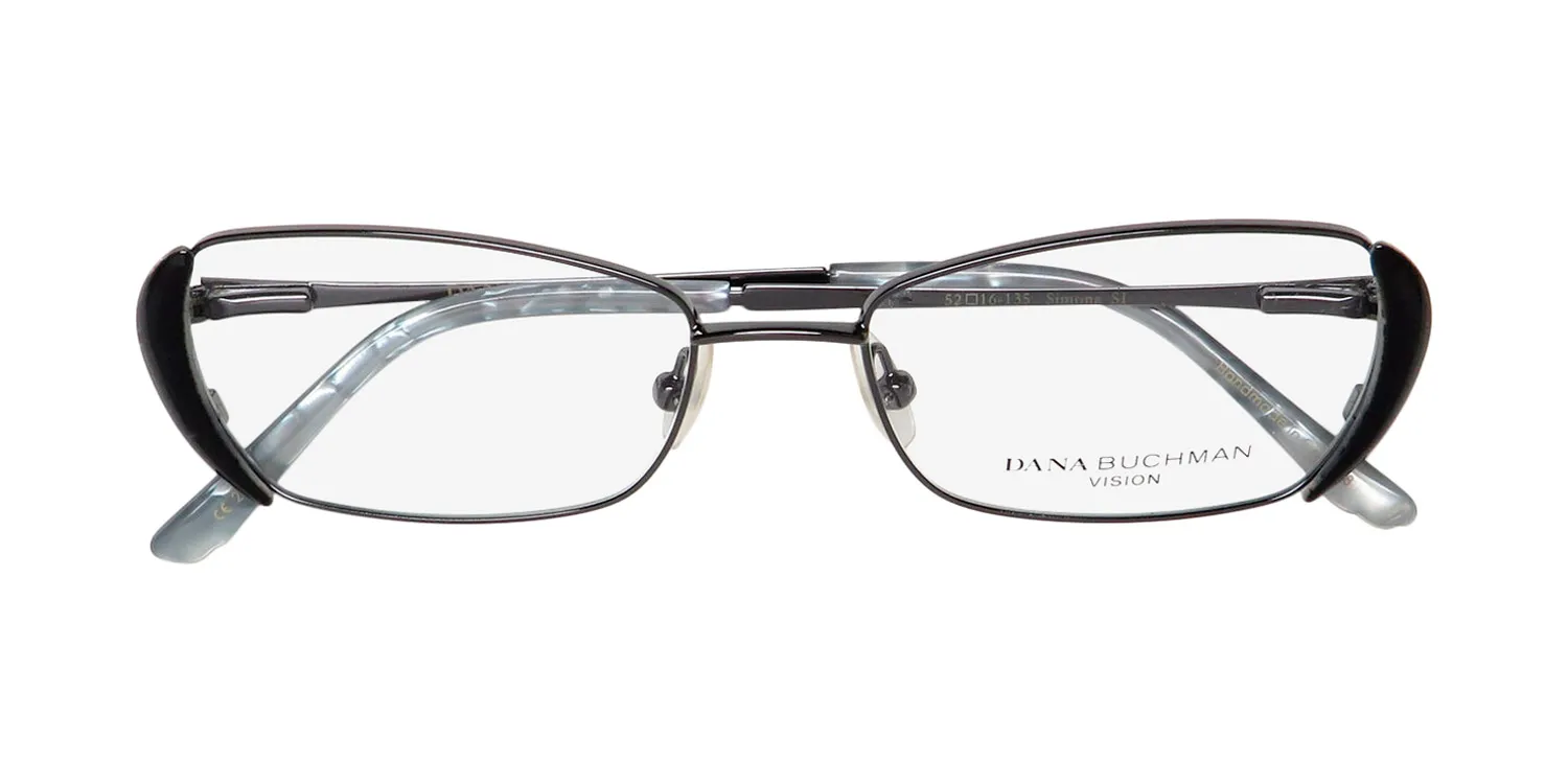 Dana Buchman Simona si Eyeglasses Silver 52mm 2