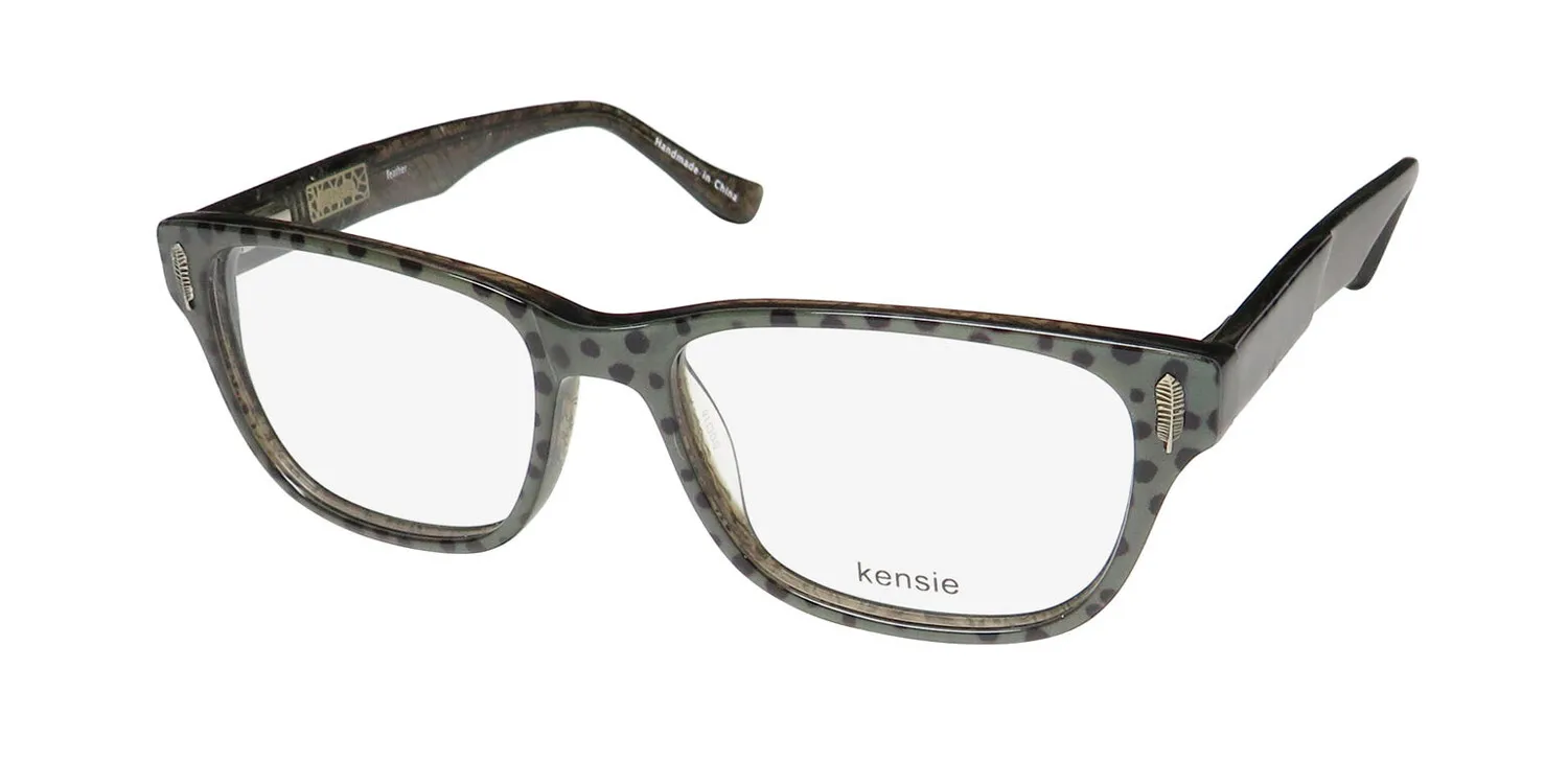 Kensie Feather bk Eyeglasses Black 50mm