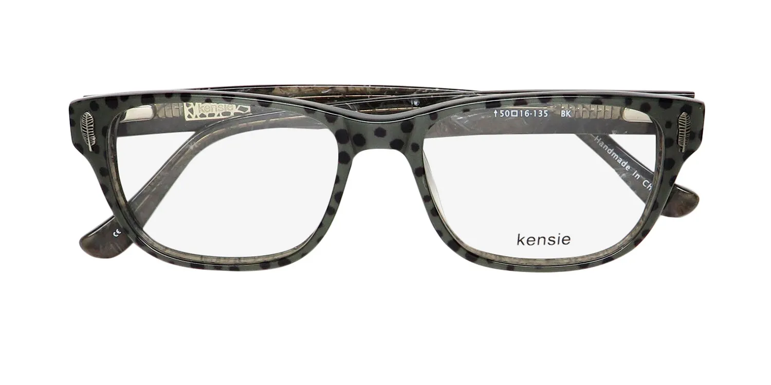 Kensie Feather bk Eyeglasses Black 50mm 2