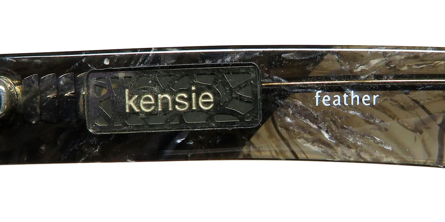 Kensie Feather bk Eyeglasses Black 50mm 7