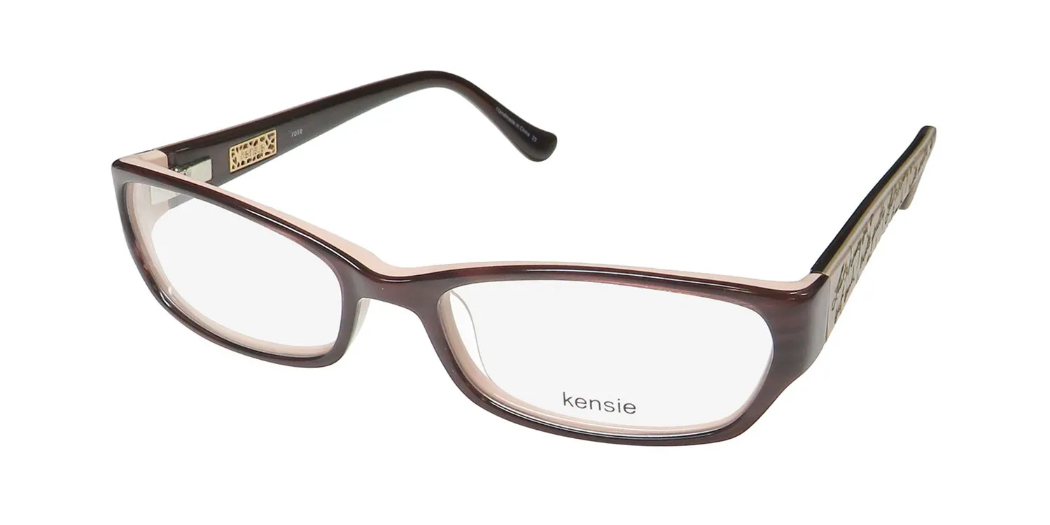 Kensie Rose rw Eyeglasses Rosewood 50mm