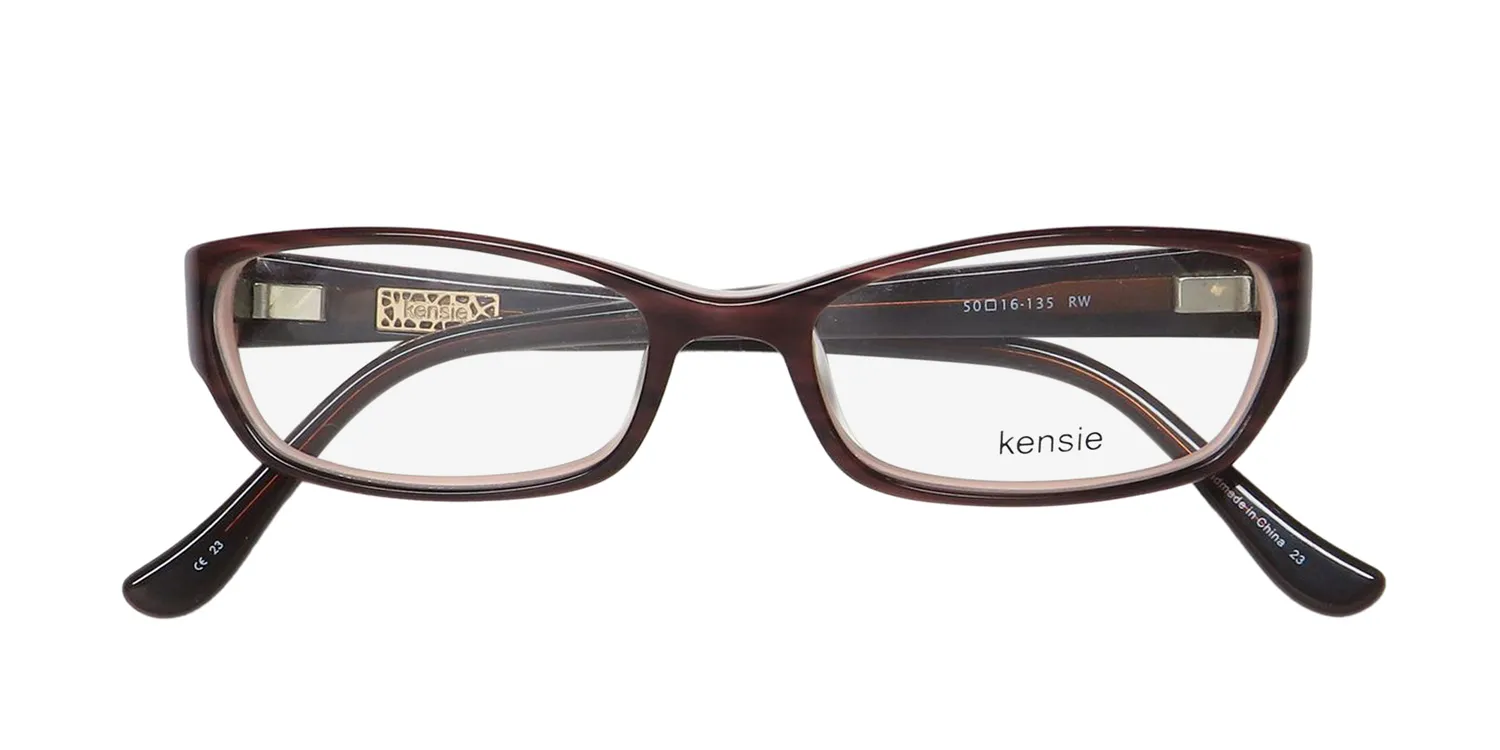 Kensie Rose rw Eyeglasses Rosewood 50mm 2