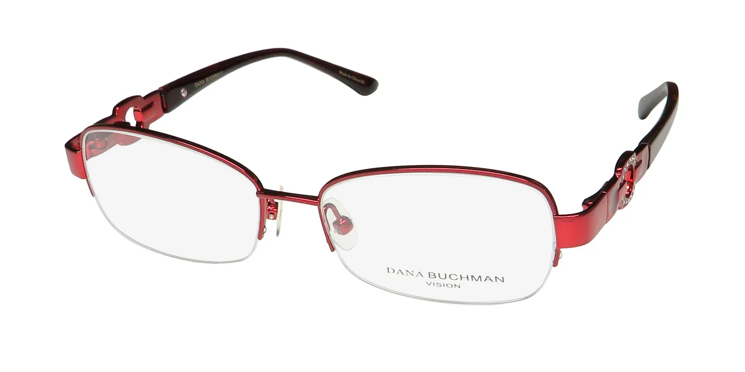 Dana Buchman Reva cs Eyeglasses Crimson 49mm