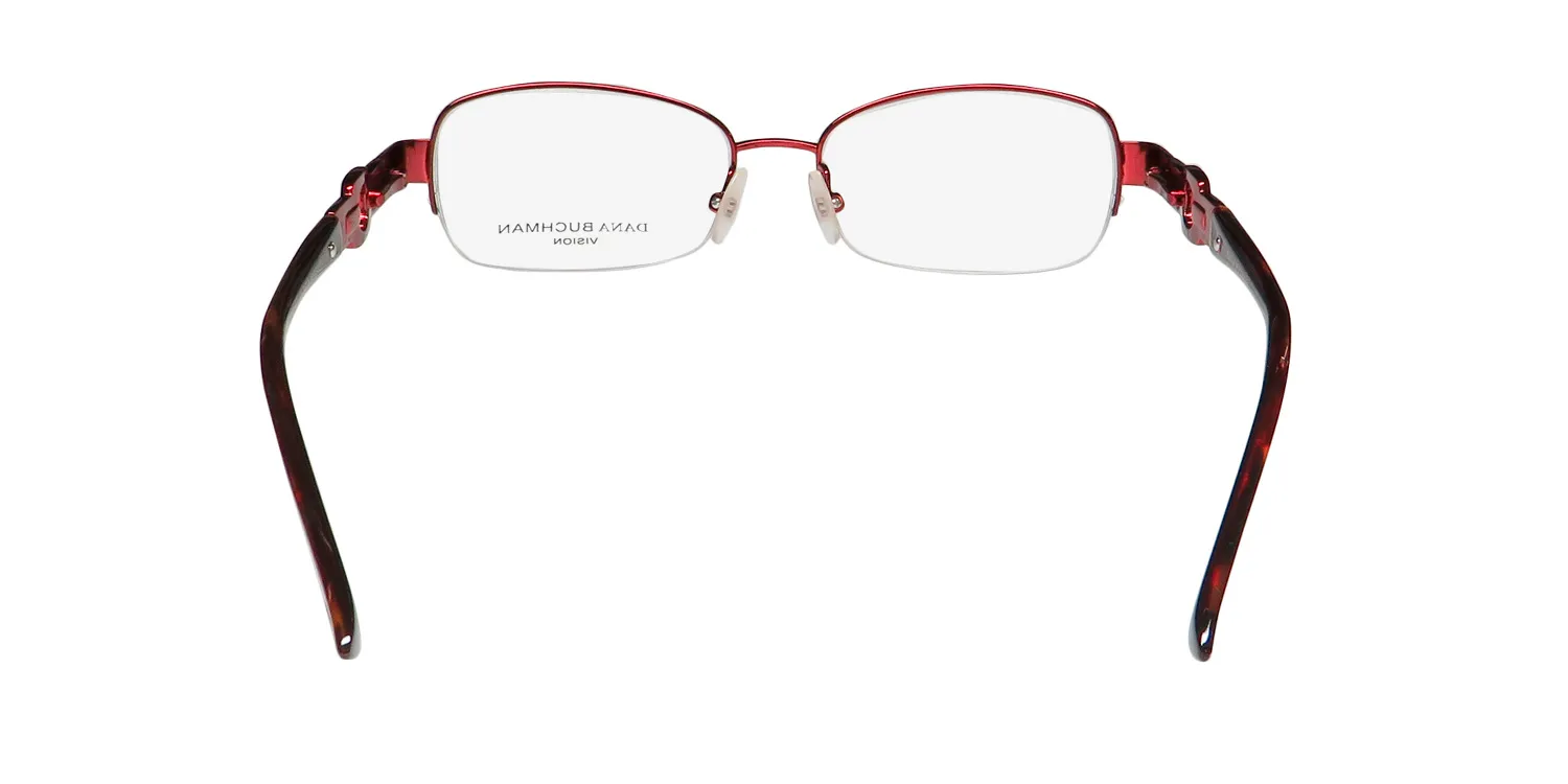 Dana Buchman Reva cs Eyeglasses Crimson 49mm 5