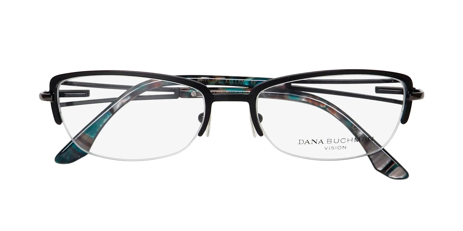 Dana Buchman Kellen bk Eyeglasses Black 49mm 2