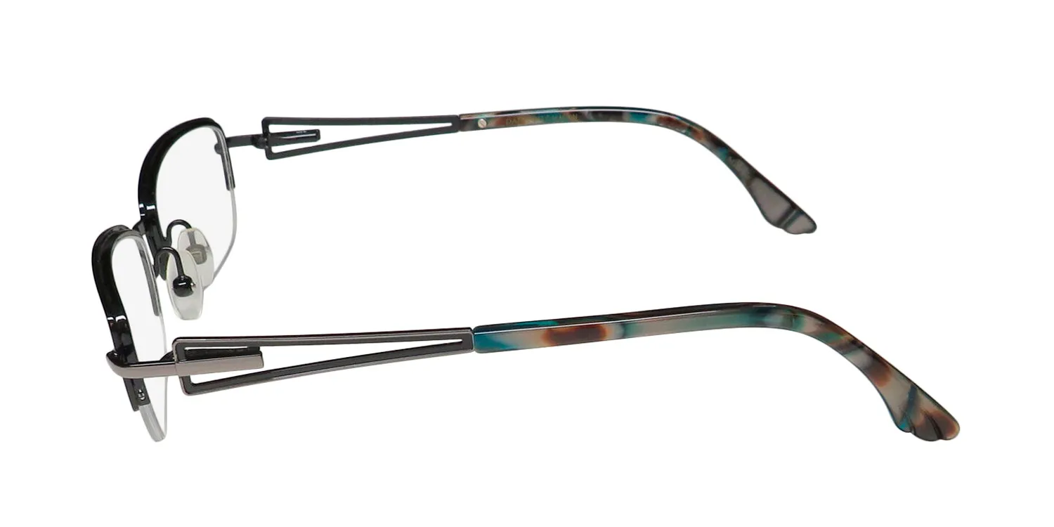 Dana Buchman Kellen bk Eyeglasses Black 49mm 4