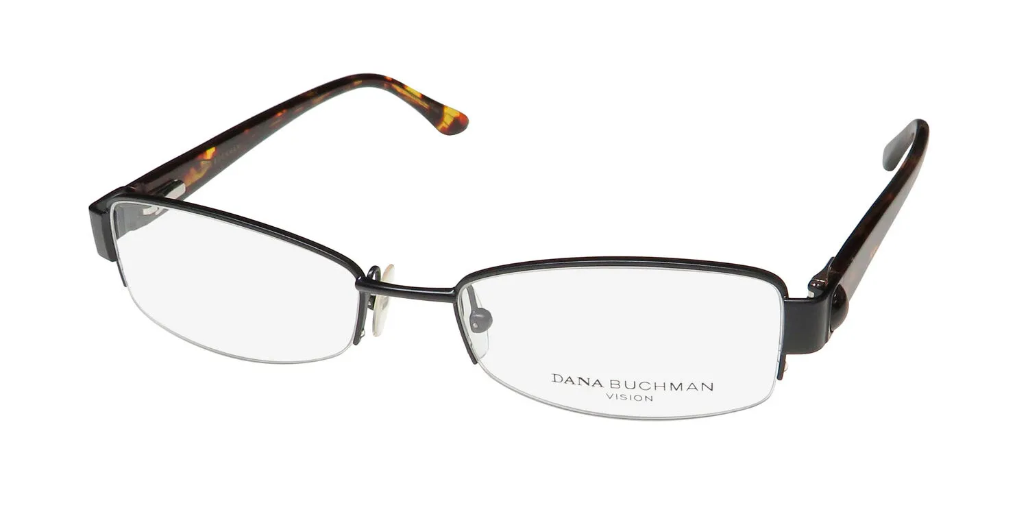 Dana Buchman Nia bk Eyeglasses Black 50mm