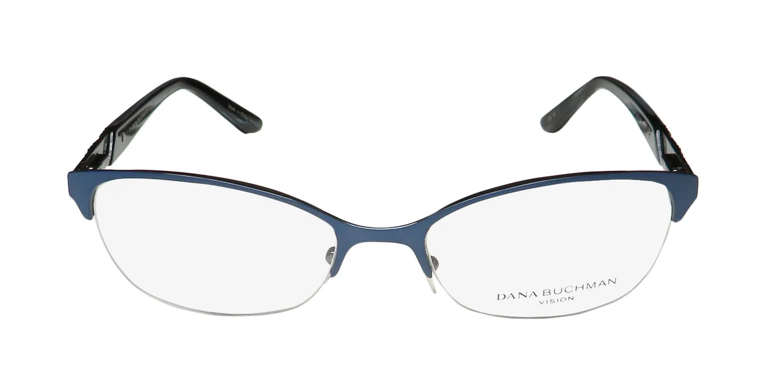 Dana Buchman Zella nv Eyeglasses Navy 51mm 3