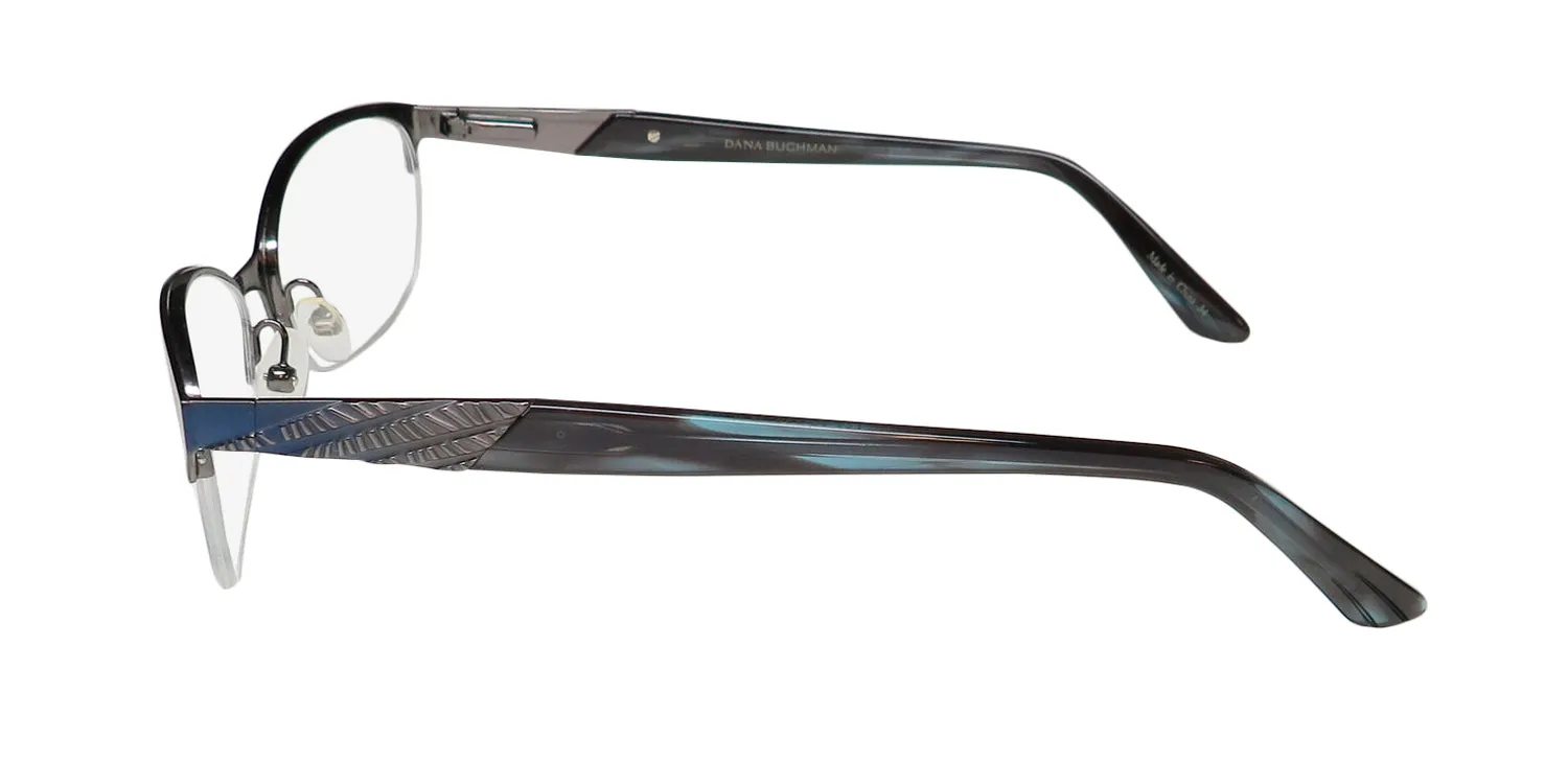 Dana Buchman Zella nv Eyeglasses Navy 51mm 4