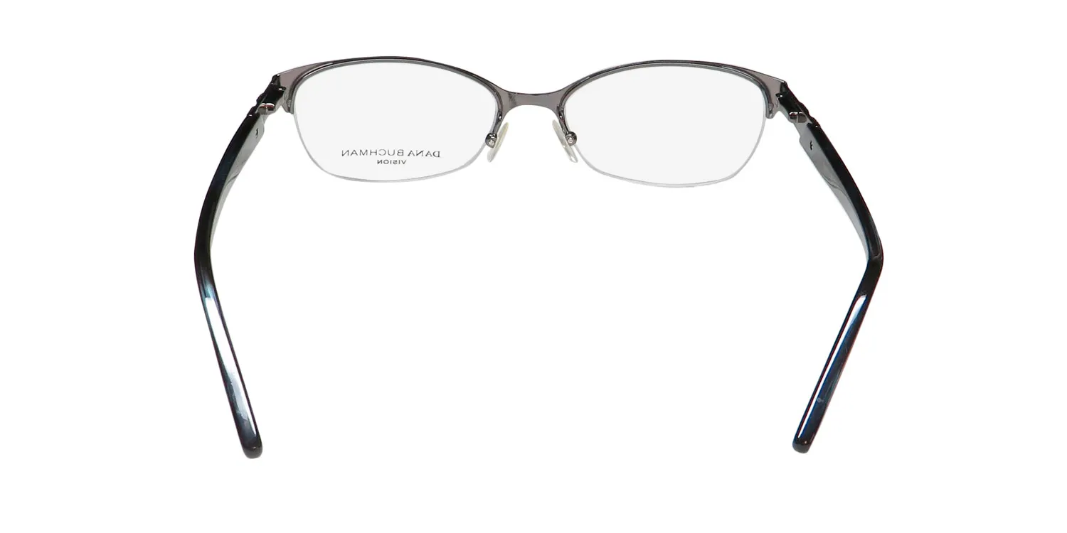 Dana Buchman Zella nv Eyeglasses Navy 51mm 5
