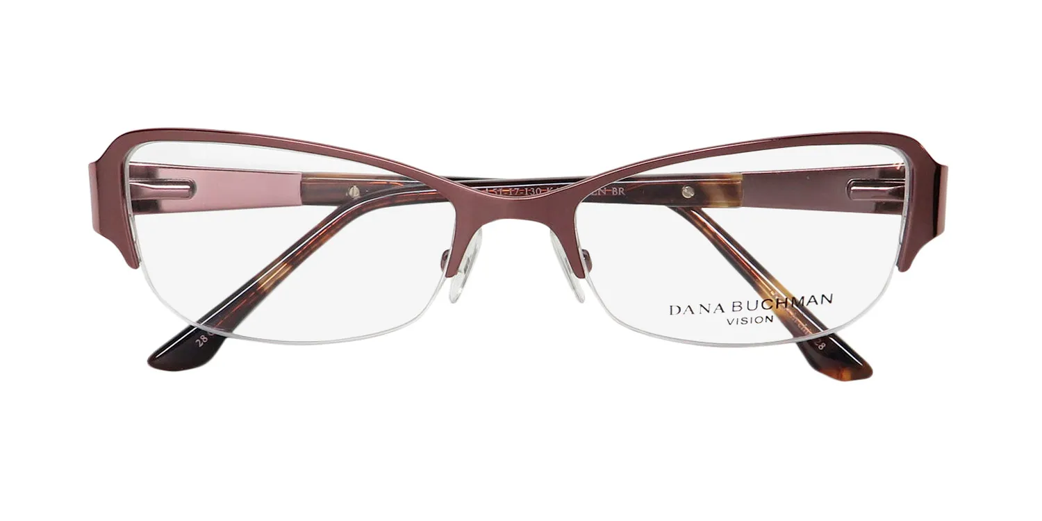 Dana Buchman Kathleen br Eyeglasses Brown 51mm 2