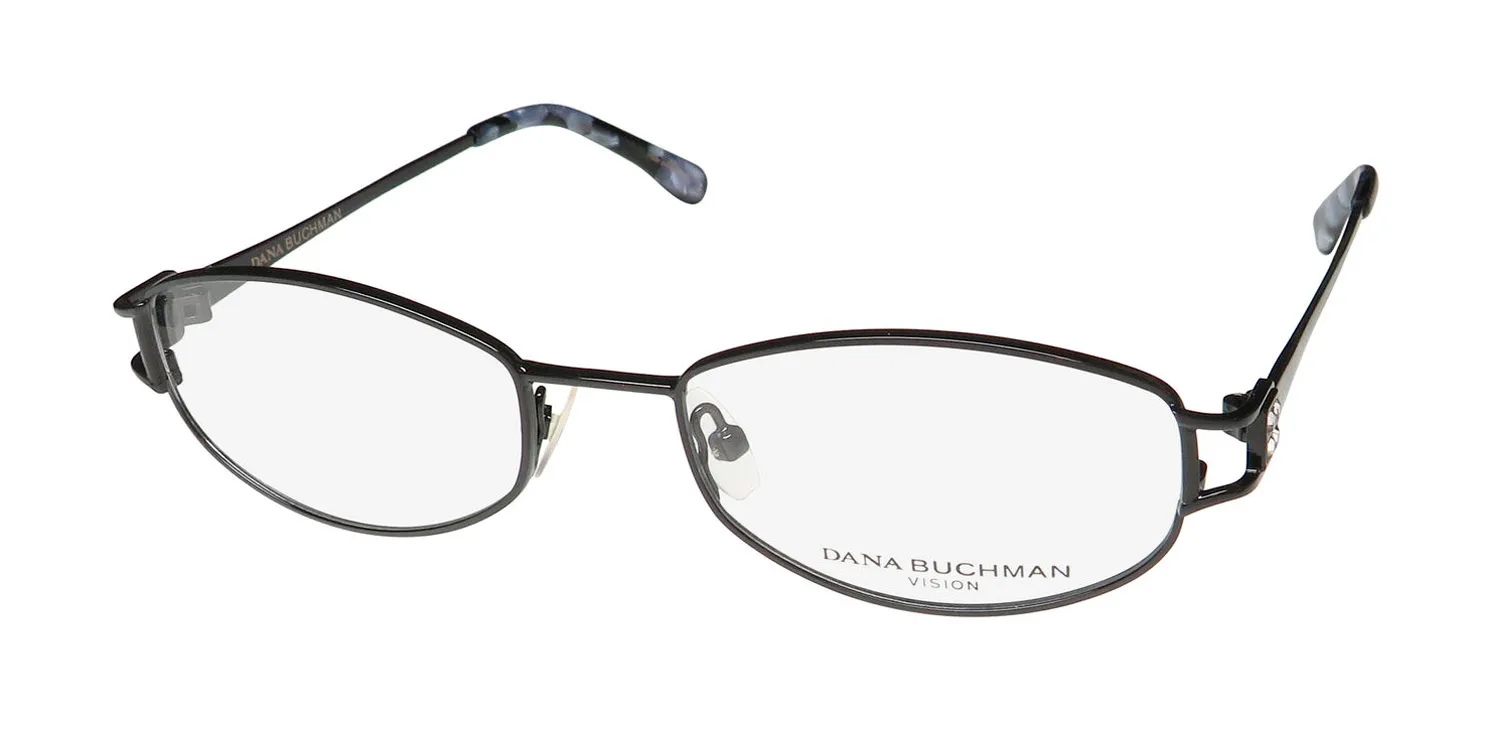 Dana Buchman Estelle bk Eyeglasses Black 52mm