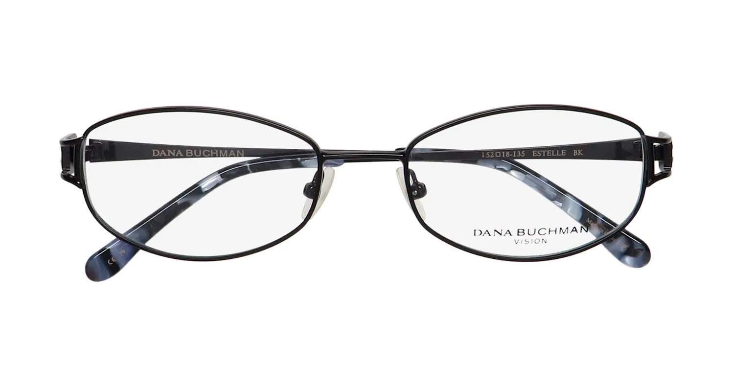 Dana Buchman Estelle bk Eyeglasses Black 52mm 2