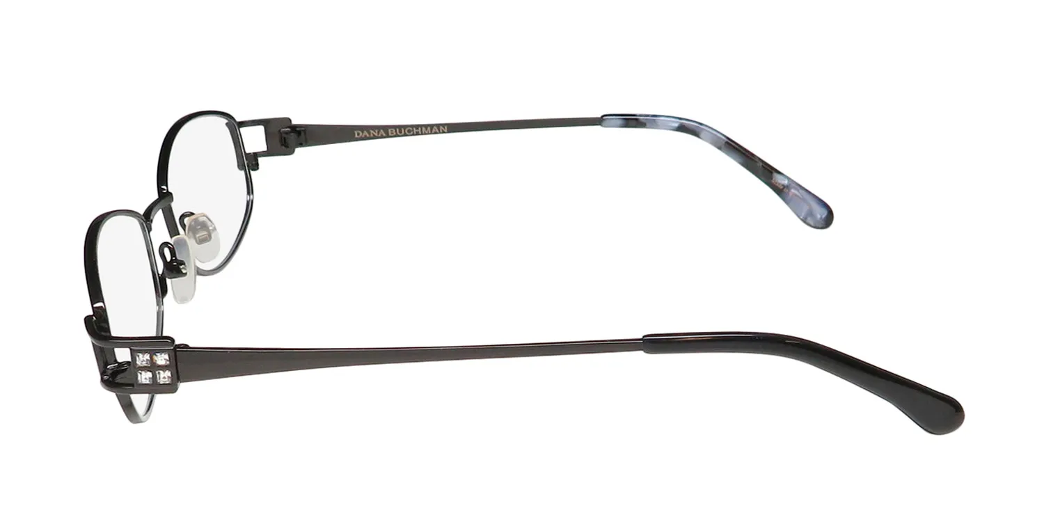 Dana Buchman Estelle bk Eyeglasses Black 52mm 4