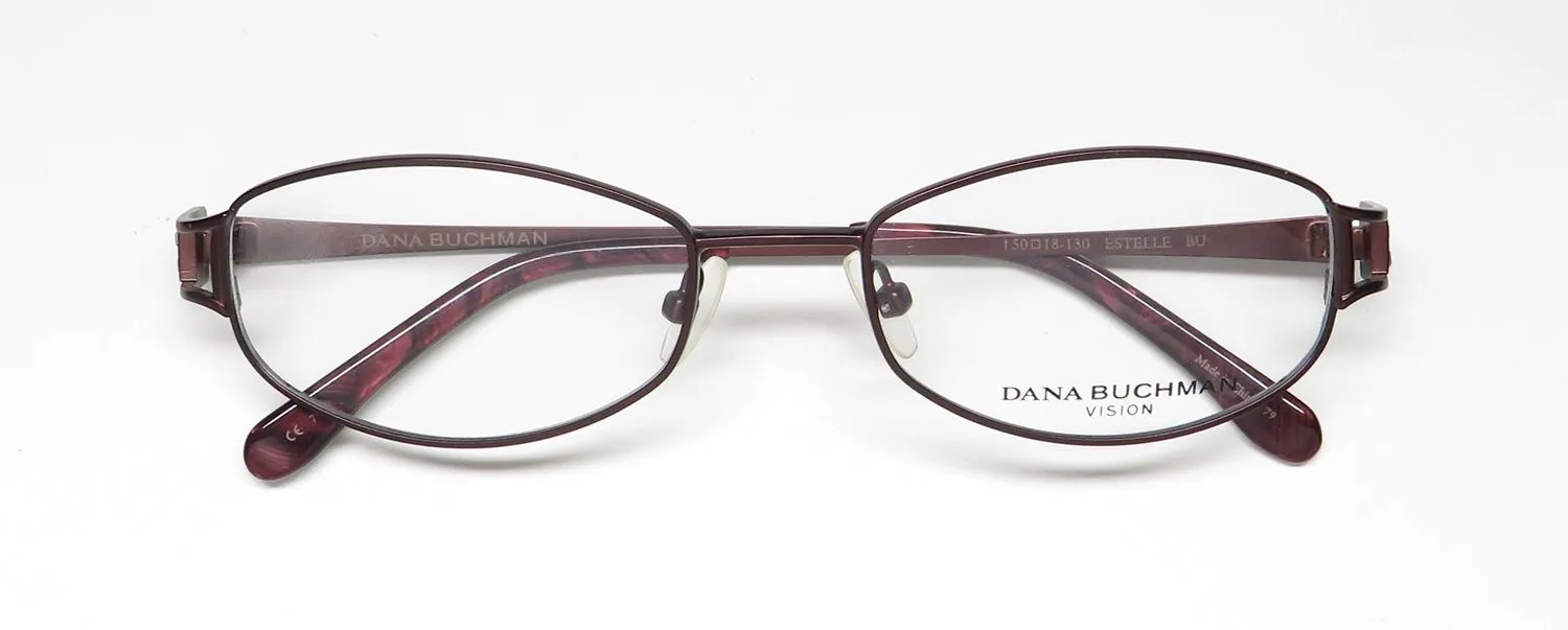 Dana Buchman Estelle bu Eyeglasses Burgundy 50mm 2