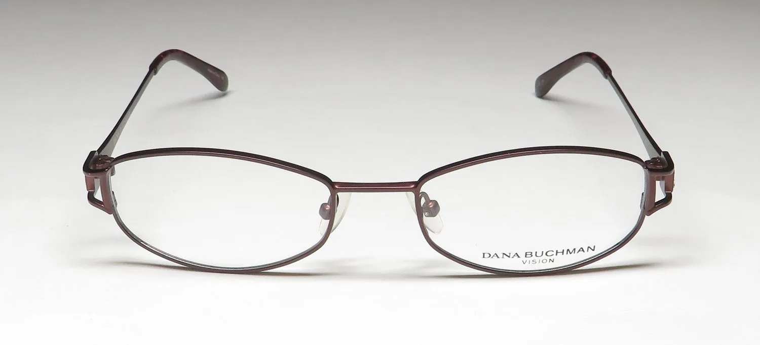 Dana Buchman Estelle bu Eyeglasses Burgundy 50mm 3