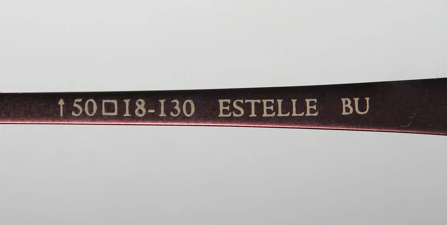 Dana Buchman Estelle bu Eyeglasses Burgundy 50mm 8