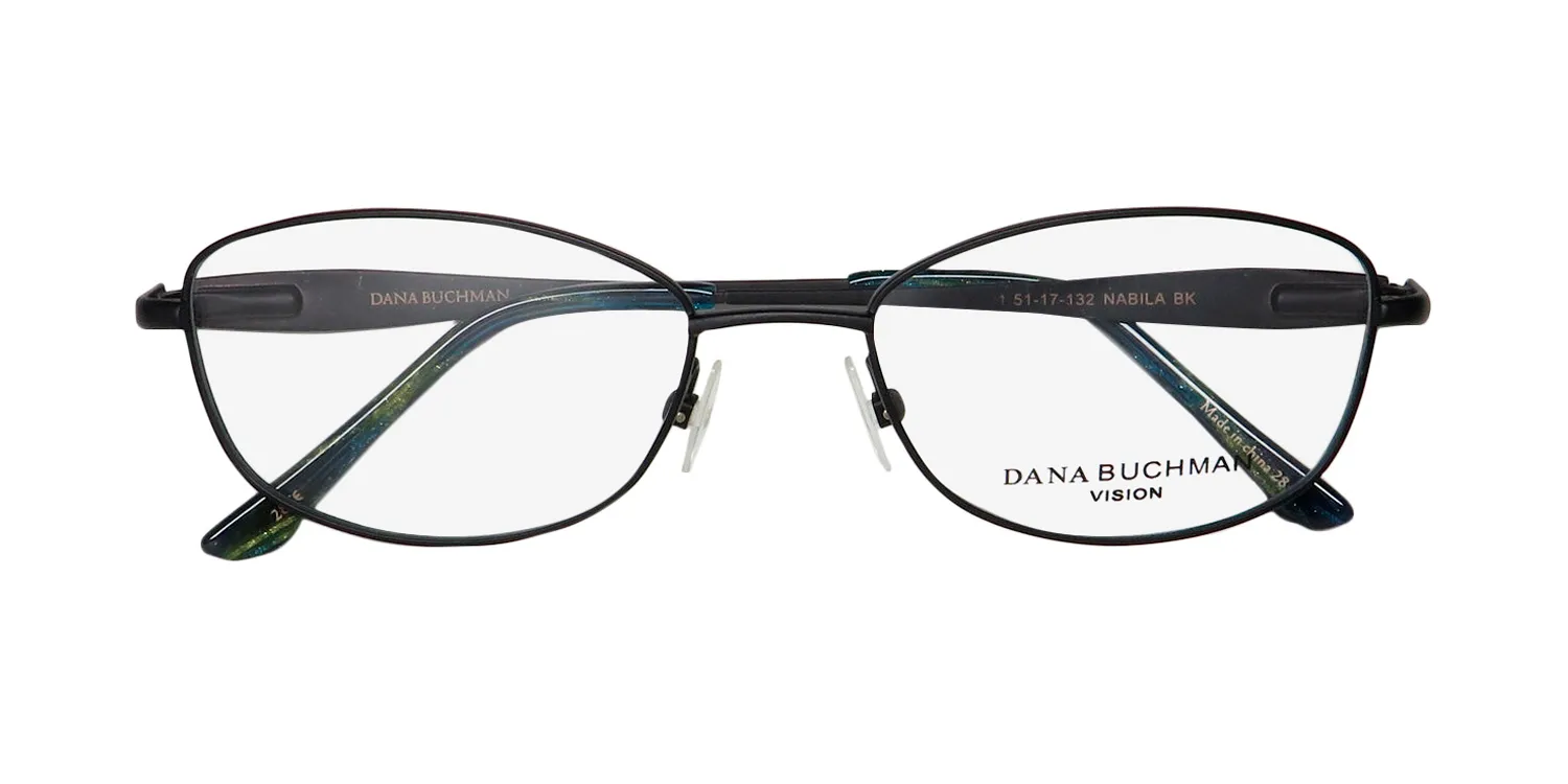 Dana Buchman Nabila bk Eyeglasses Black 51mm 2