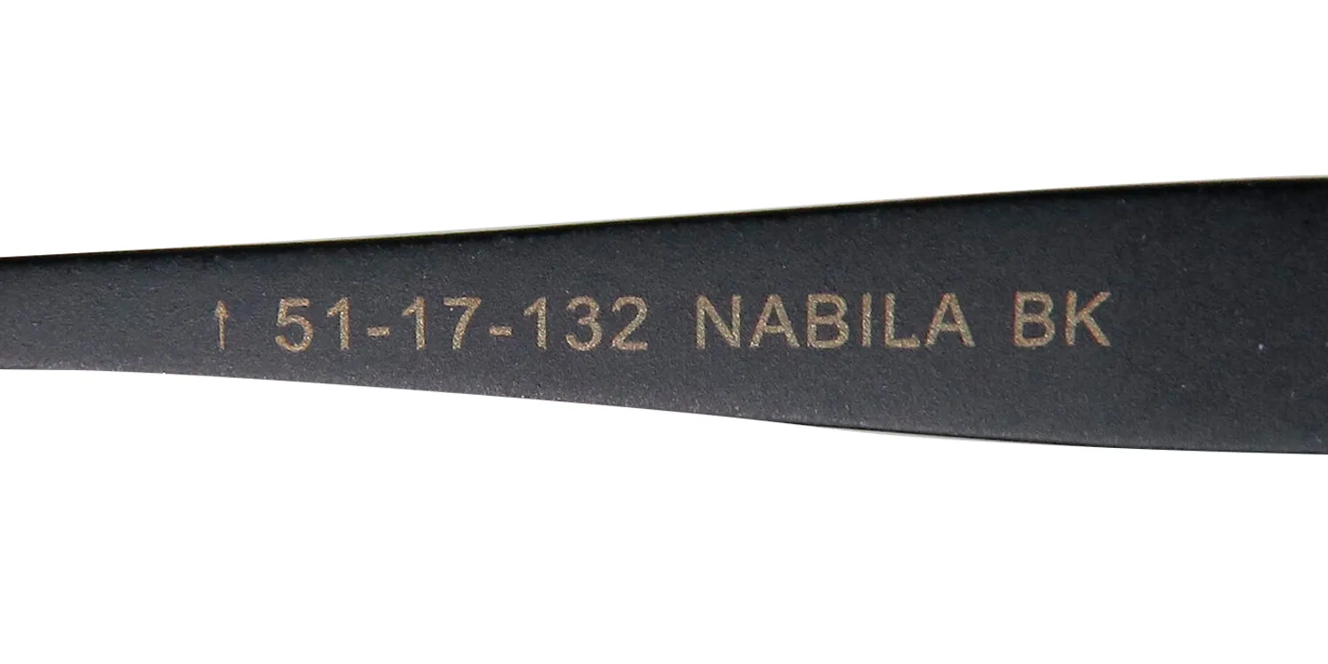 Dana Buchman Nabila bk Eyeglasses Black 51mm 8