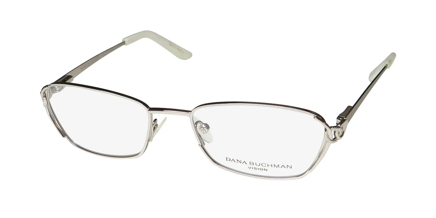 Dana Buchman Isha si Eyeglasses Silver 48mm