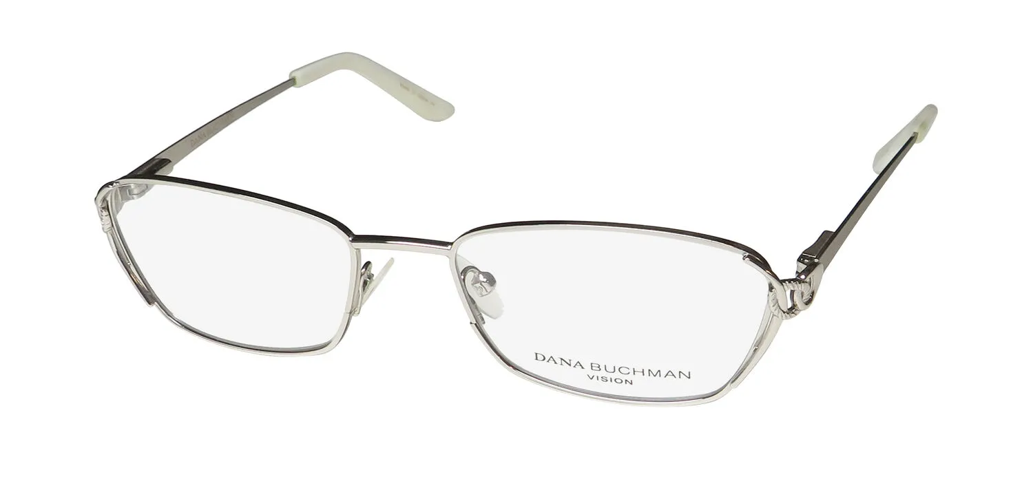 Dana Buchman Isha si Eyeglasses Silver 50mm